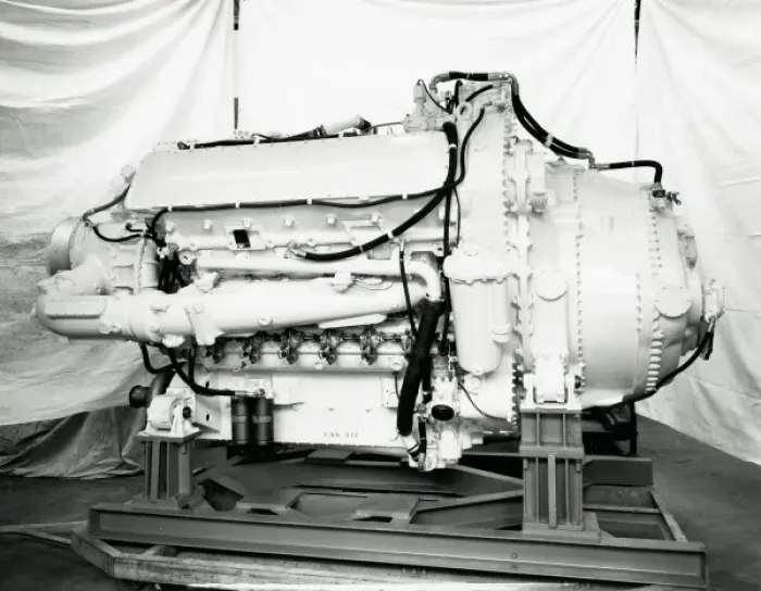 Framed Print : Napier Deltic Marine MTB engine Framed Print : Napier Deltic Marine MTB engine