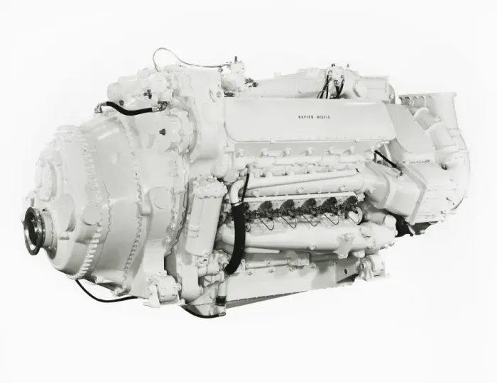 Framed Print : Napier Deltic MTB CT18-42K engine Framed Print : Napier Deltic MTB CT18-42K engine