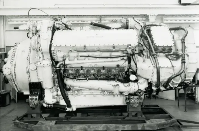 Framed Print : Napier Deltic MTB CT18-42K engine Framed Print : Napier Deltic MTB CT18-42K engine