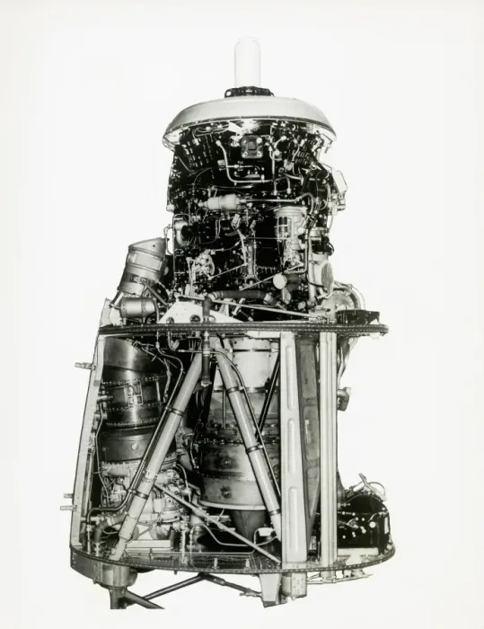 Framed Print : Napier Eland 3500 ehp propeller turbine power plant Framed Print : Napier Eland 3500 ehp propeller turbine power plant