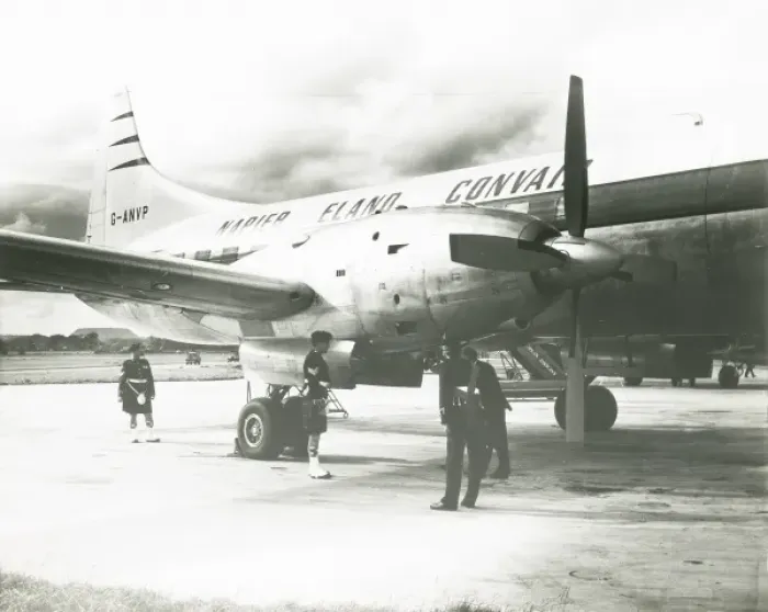 Framed Print : Napier Eland Airliner G ANVP Framed Print : Napier Eland Airliner G ANVP