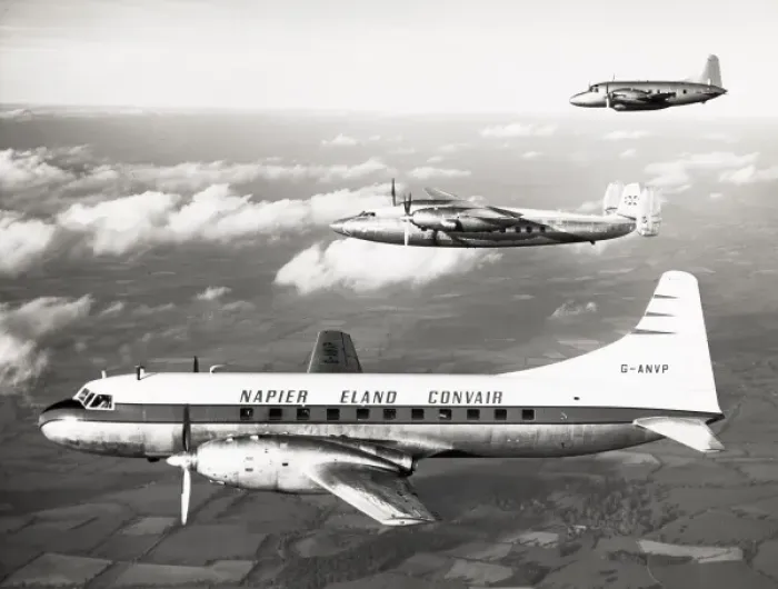Framed Print : Napier Eland Convair G ANVP 340 conversion Framed Print : Napier Eland Convair G ANVP 340 conversion