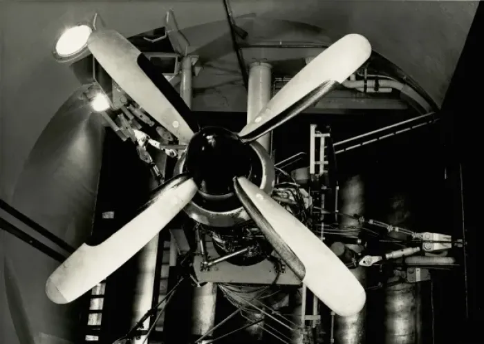 Framed Print : Napier Eland power plant, propeller view Framed Print : Napier Eland power plant, propeller view