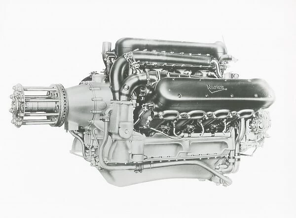 Napier Lion Series II engine, E67, 450hp