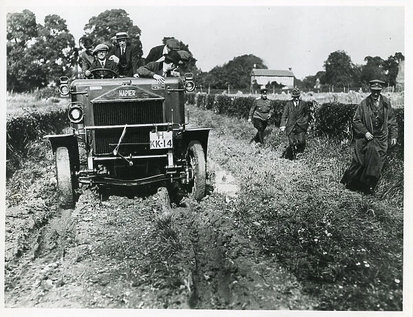 Napier lorry being tested by Russians for WWI