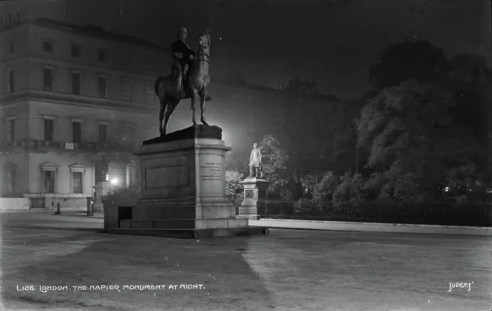 Framed Print : The Napier Monument at Night Framed Print : The Napier Monument at Night