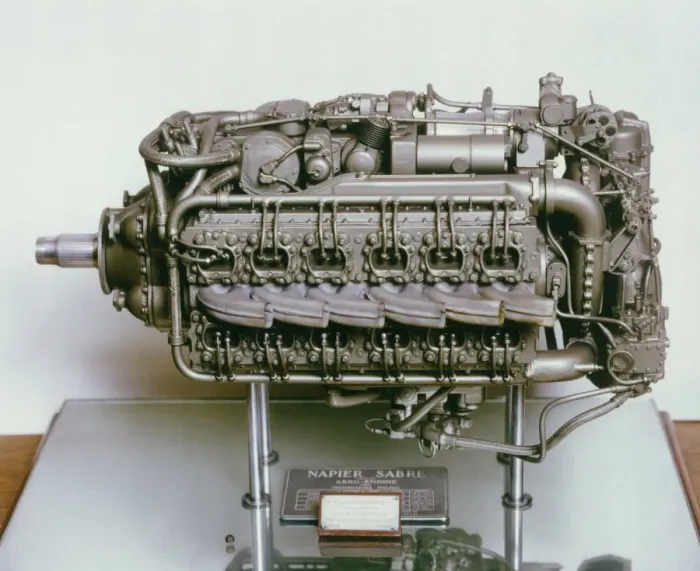 Framed Print : ?Napier Sabre V? aero-engine Framed Print : ?Napier Sabre V? aero-engine
