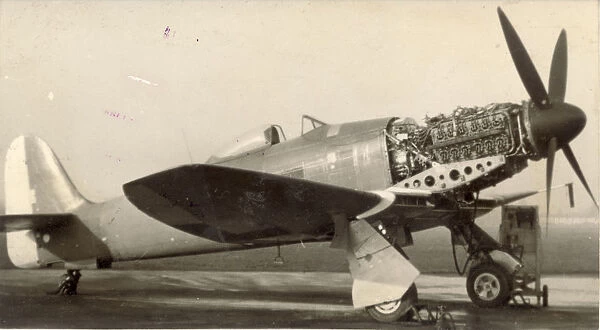 Napier Sabre VII installation on Hawker Fury, LA610