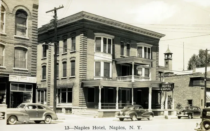 Framed Print : Naples Hotel, Naples, Ontario County, NY State, USA Framed Print : Naples Hotel, Naples, Ontario County, NY State, USA