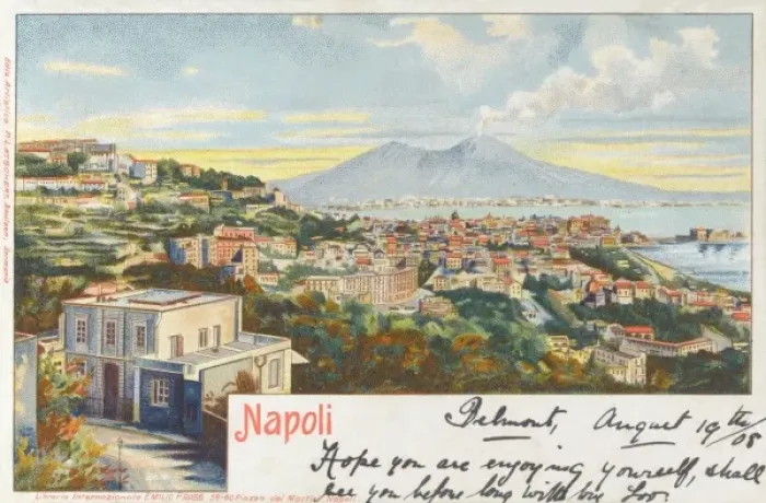 Framed Print : Naples, Italy - view toward Mount Vesuvius Framed Print : Naples, Italy - view toward Mount Vesuvius