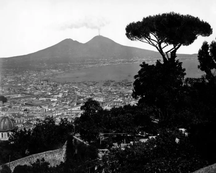Framed Print : Naples and Vesuvius, Italy Framed Print : Naples and Vesuvius, Italy