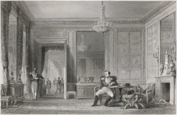 Framed Print : Napoleon Abdicates Framed Print : Napoleon Abdicates