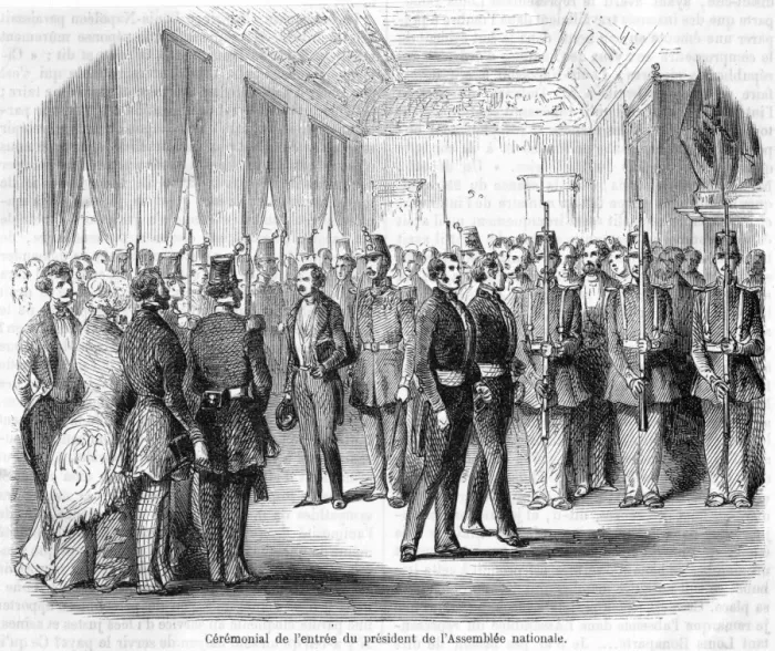 Framed Print : Napoleon at Assemblee Framed Print : Napoleon at Assemblee