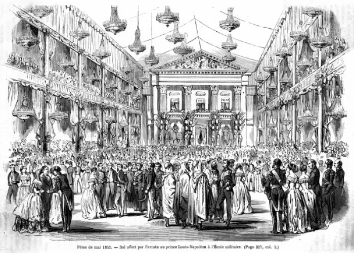 Framed Print : Napoleon at Ball Framed Print : Napoleon at Ball