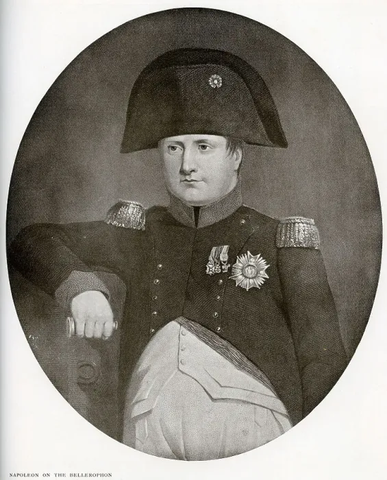 Framed Print : Napoleon On The Bellerophon Framed Print : Napoleon On The Bellerophon