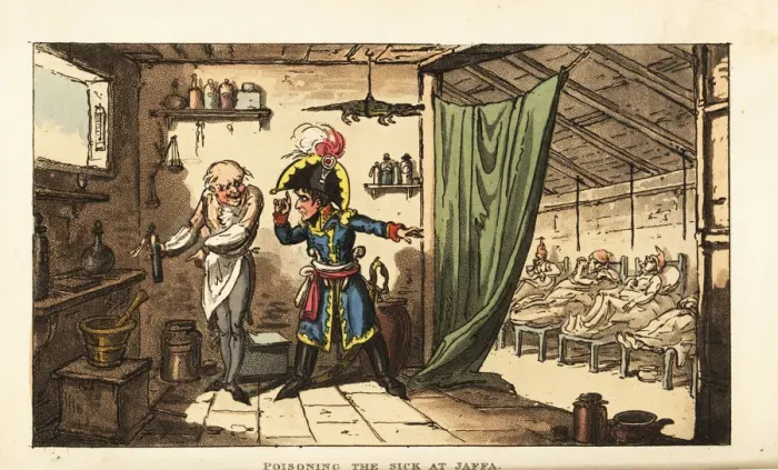 Framed Print : Napoleon Bonaparte ordering the poisoning Framed Print : Napoleon Bonaparte ordering the poisoning