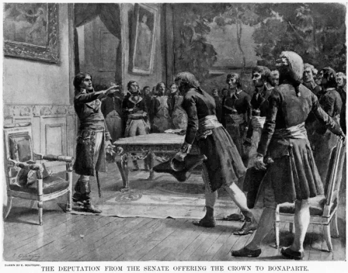 Framed Print : Napoleon Crowned Framed Print : Napoleon Crowned