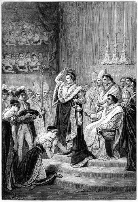 Framed Print : Napoleon Crowned Framed Print : Napoleon Crowned