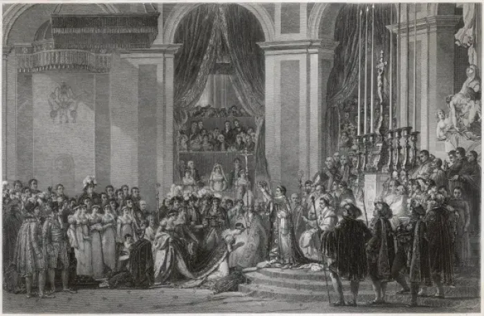 Framed Print : Napoleon Crowned Framed Print : Napoleon Crowned