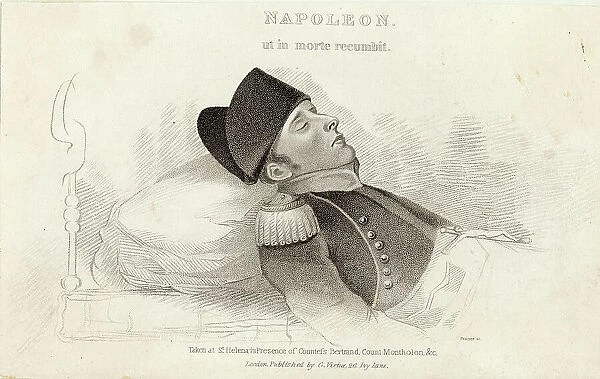 Napoleon on his deathbed