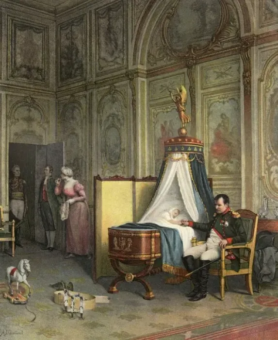 Framed Print : Napoleon as Father Framed Print : Napoleon as Father