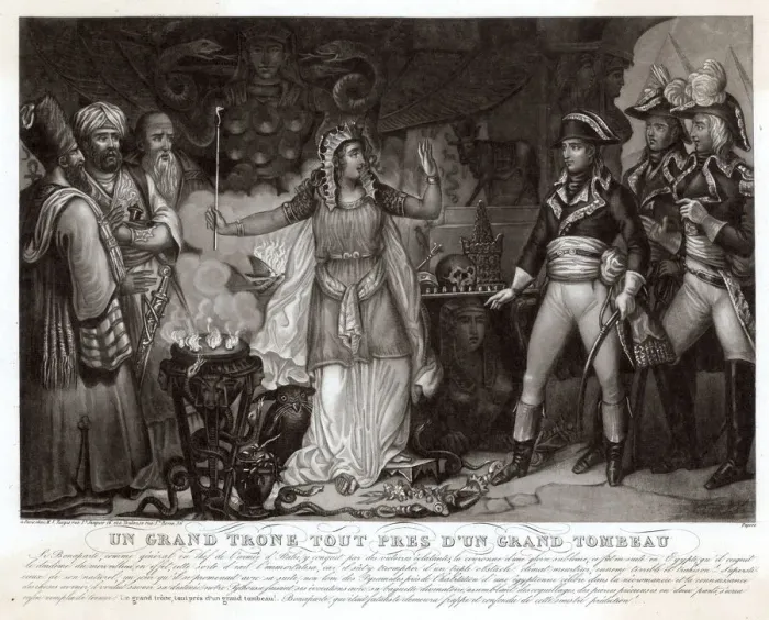 Framed Print : Napoleon and a fortune-teller Framed Print : Napoleon and a fortune-teller