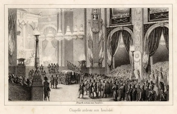 Framed Print : NAPOLEON I / REMAINS / 1840 Framed Print : NAPOLEON I / REMAINS / 1840