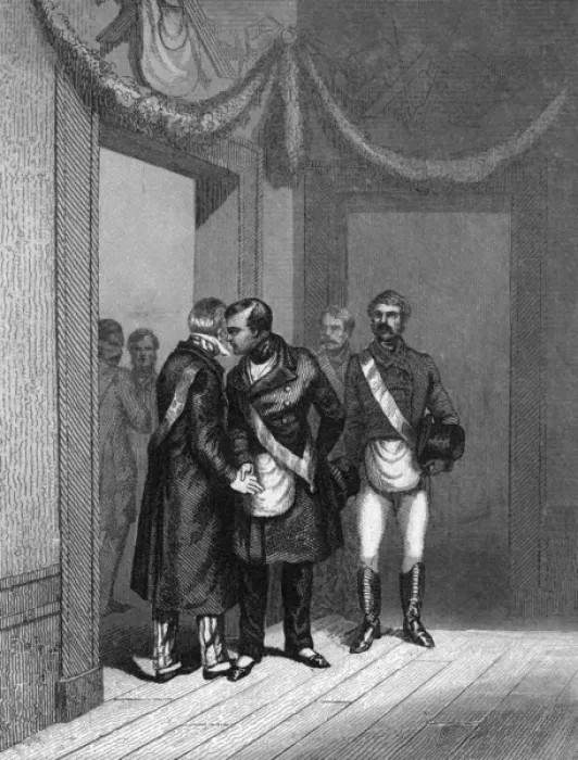 Framed Print : Napoleon at Lodge Framed Print : Napoleon at Lodge