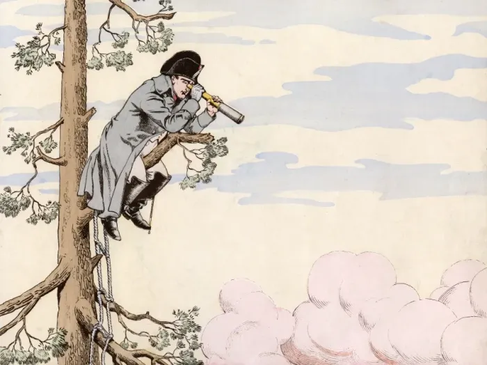 Framed Print : Napoleon up a Tree Framed Print : Napoleon up a Tree