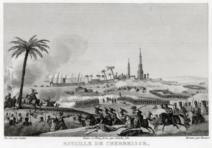 Framed Print : Napoleon victorious at the battle of Chebreisse Date: 13 July 1798 Framed Print : Napoleon victorious at the battle of Chebreisse Date: 13 July 1798