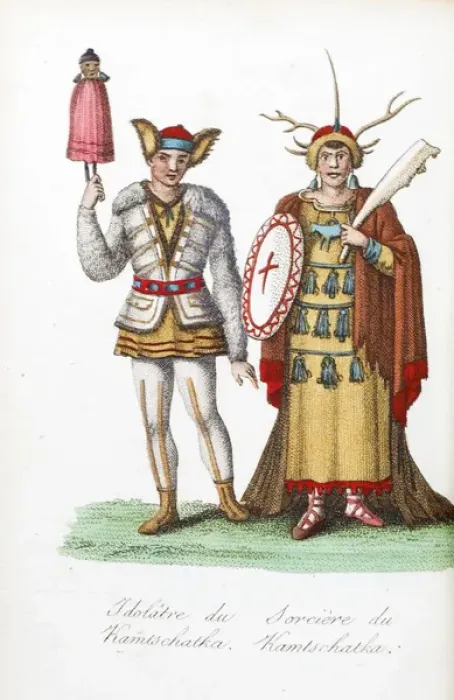 Framed Print : Napoleonic era idolator and sorcerer from Kamchatka Framed Print : Napoleonic era idolator and sorcerer from Kamchatka