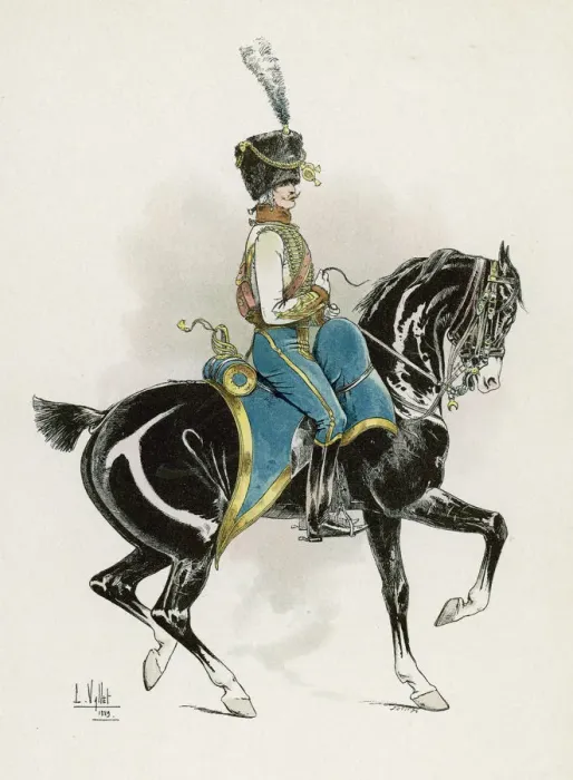Framed Print : NAPOLEONIC FRENCH HUSSAR Framed Print : NAPOLEONIC FRENCH HUSSAR