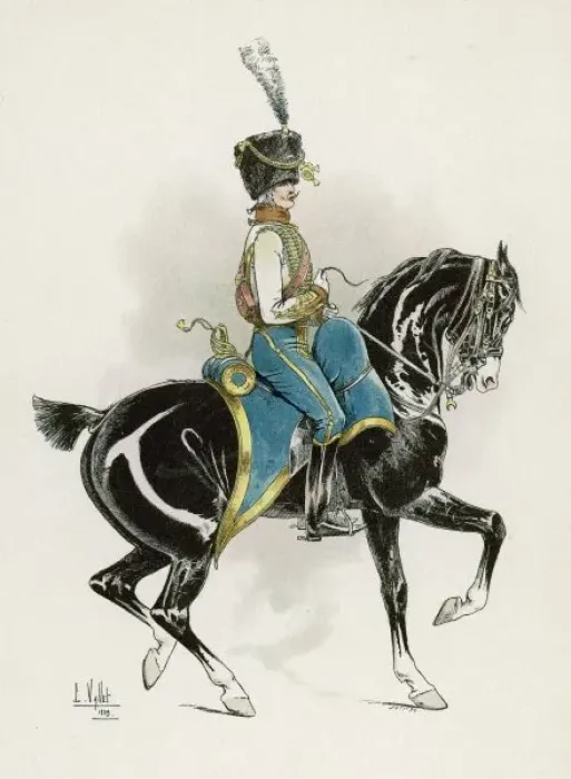 Framed Print : Napoleonic French Hussar Framed Print : Napoleonic French Hussar