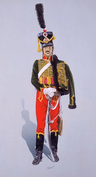 Napoleonic War - Hussar of the French 7th Hussars