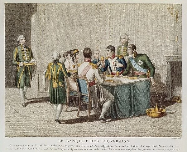 Napoleons Empire (1807). Tilsit, the banquet