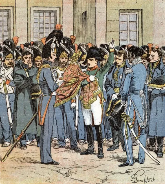Framed Print : Napoleons Farewell Framed Print : Napoleons Farewell
