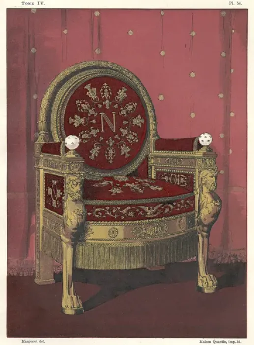 Framed Print : Napoleons Throne Framed Print : Napoleons Throne