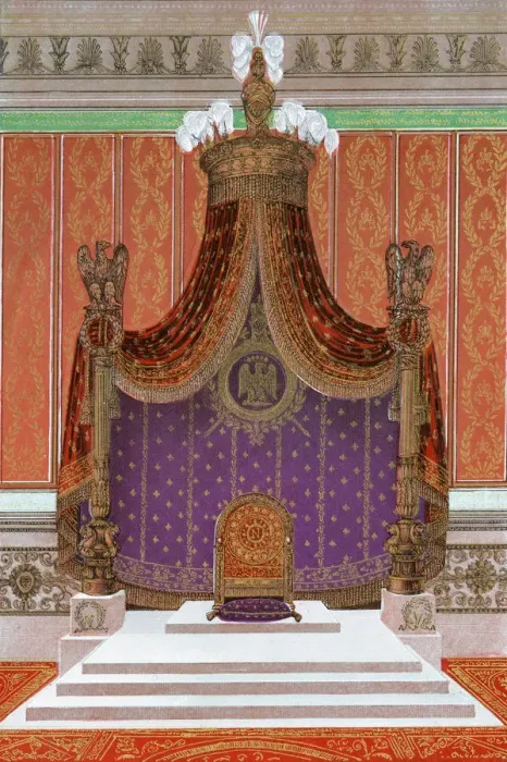 Framed Print : NAPOLEONS THRONE Framed Print : NAPOLEONS THRONE