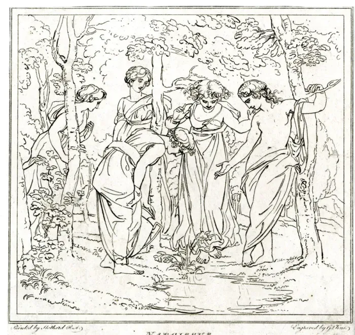Framed Print : Narcissus by Thomas Stothard Framed Print : Narcissus by Thomas Stothard