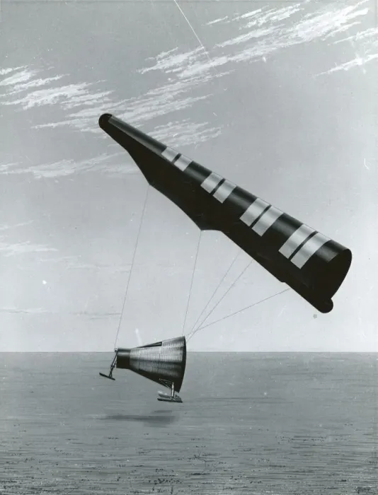 Framed Print : NASA - Rogallo wing to recover Gemini spacecraft Framed Print : NASA - Rogallo wing to recover Gemini spacecraft