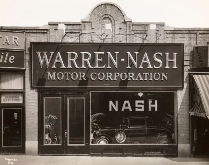 Framed Print : Nash car showroom Framed Print : Nash car showroom