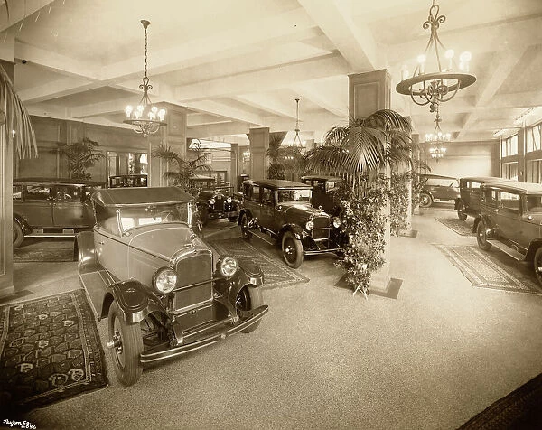 Nash car showroom. Warren. Nash Motor Corporation