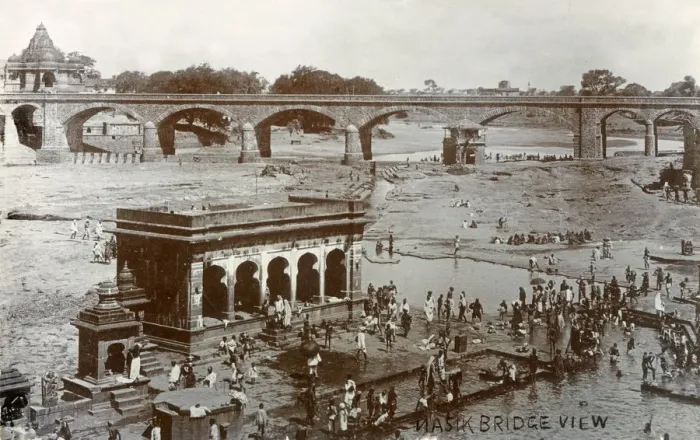 Framed Print : Nashik - an ancient holy city in the northern region of the Indian state of Maharashtra