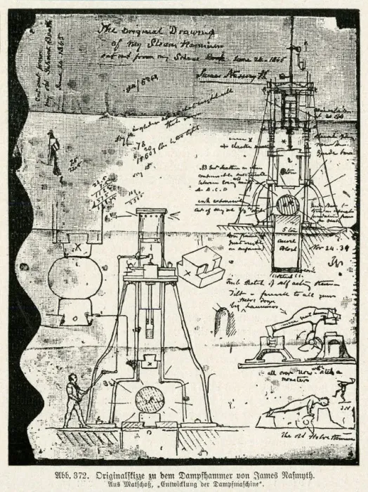 Framed Print : NASMYTH STEAM HAMMER Framed Print : NASMYTH STEAM HAMMER