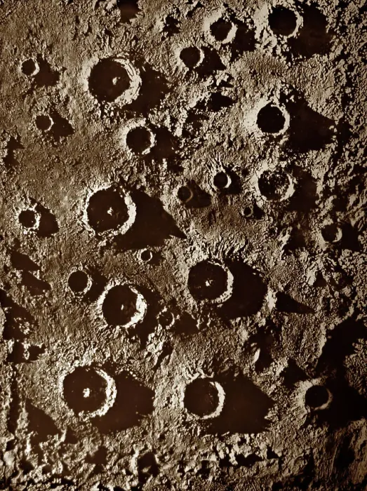 Framed Print : Nasmyth's model moon photograph, Portion of Moon's Surface Framed Print : Nasmyth's model moon photograph, Portion of Moon's Surface