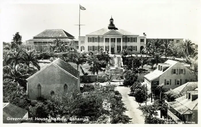 Framed Print : Nassau, Bahamas - Goverment House Framed Print : Nassau, Bahamas - Goverment House