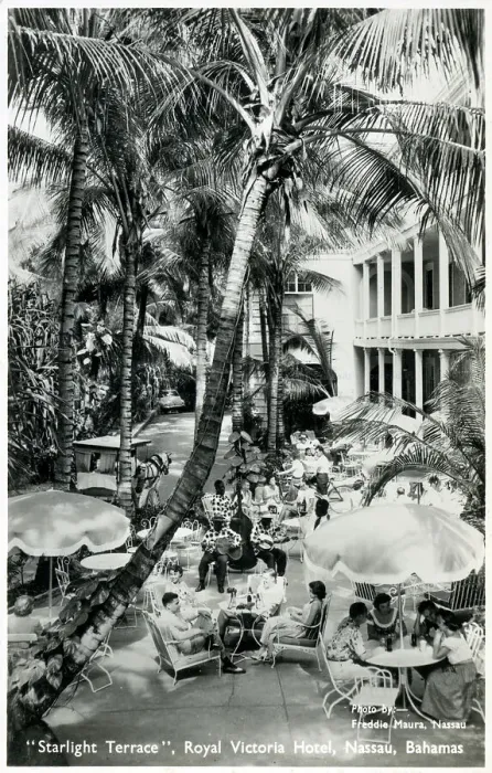 Framed Print : Nassau, Bahamas - Starlight Terrace - Royal Victoria Hotel Framed Print : Nassau, Bahamas - Starlight Terrace - Royal Victoria Hotel