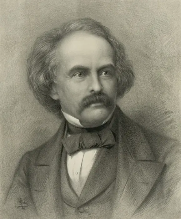 Framed Print : Nathaniel Hawthorne Framed Print : Nathaniel Hawthorne