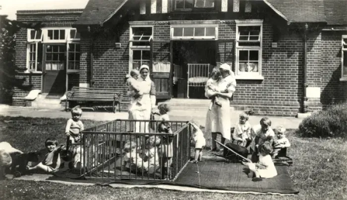 Framed Print : National Childrens Home (NCH), Alverstoke - Toddlers Framed Print : National Childrens Home (NCH), Alverstoke - Toddlers