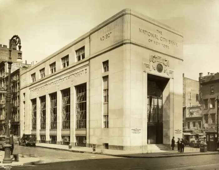 Framed Print : National City Bank, New York Framed Print : National City Bank, New York